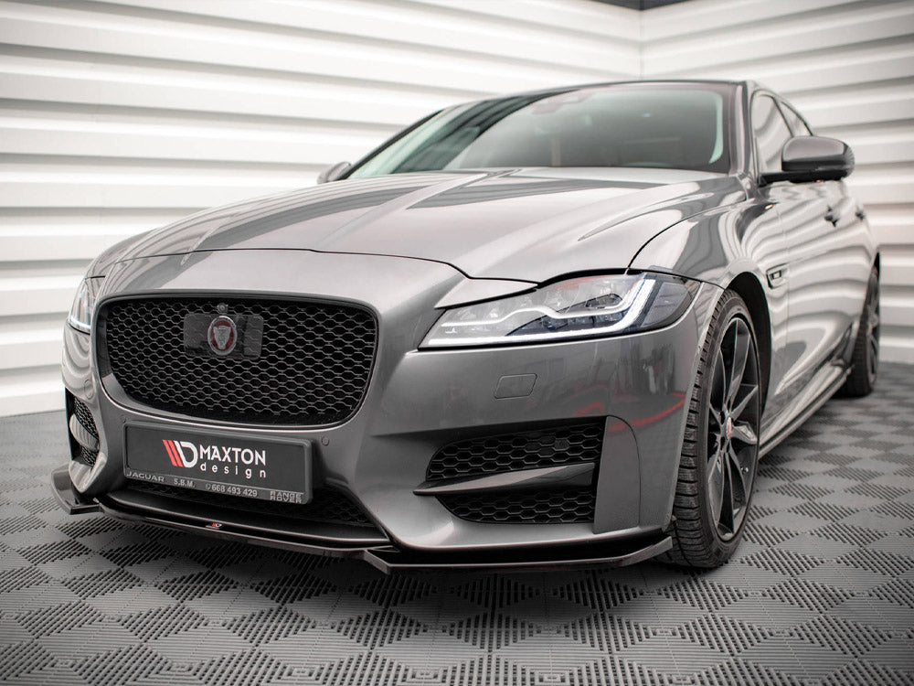 Maxton Design Front Splitter V.1 Jaguar XF R-sport MK2 (2015-2020)