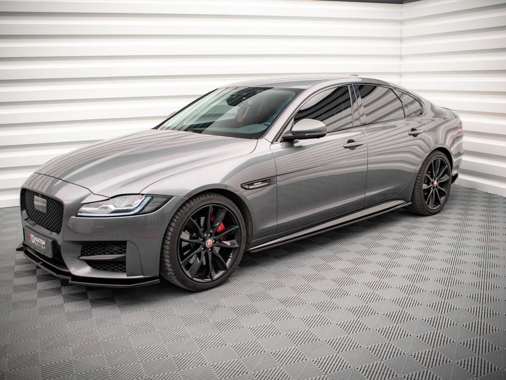 Maxton Design Side Skirts Diffusers Jaguar XF R-sport MK2 (2015-2020)