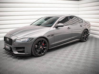 Maxton Design Side Skirts Diffusers Jaguar XF R-sport MK2 (2015-2020)