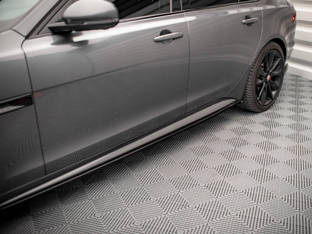 Maxton Design Side Skirts Diffusers Jaguar XF R-sport MK2 (2015-2020)
