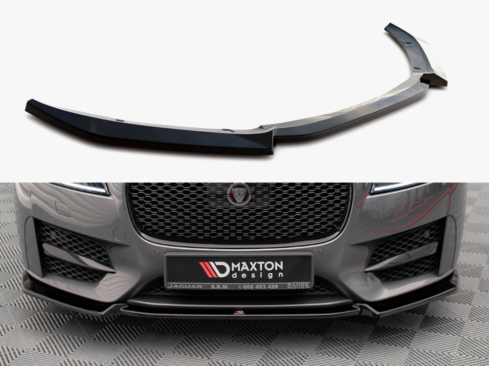 Maxton Design Front Splitter V.2 Jaguar XF R-sport MK2 (2015-2020)