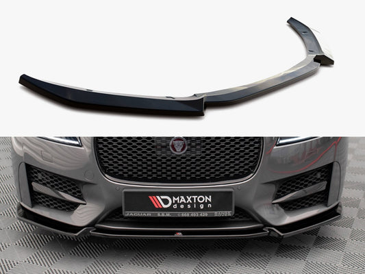 Maxton Design Front Splitter V.2 Jaguar XF R-sport MK2 (2015-2020)