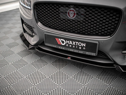 Maxton Design Front Splitter V.2 Jaguar XF R-sport MK2 (2015-2020)