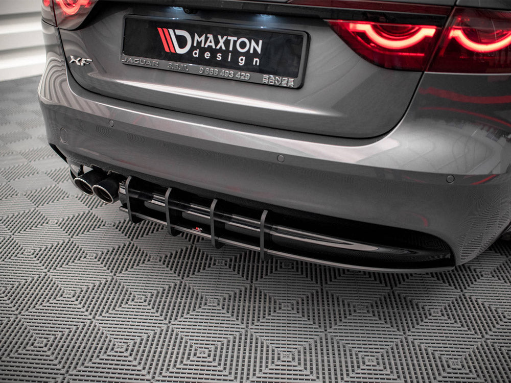 Maxton Design Street PRO Rear Diffuser Jaguar XF R-sport MK2 (2015-2020)
