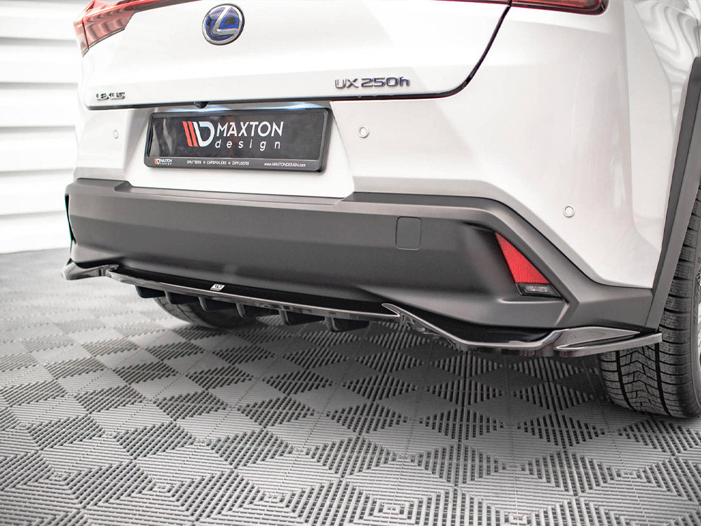 Maxton Design Rear Splitter (Vertical Bars) Lexus UX Mk1