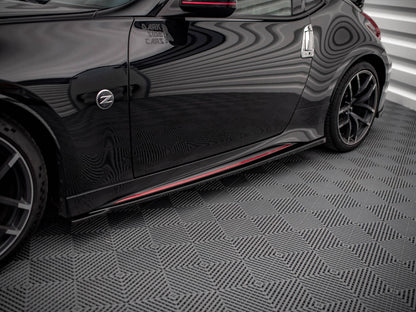 Maxton Design Side Skirts Diffusers V.1 Nissan 370Z Nismo Facelift (2014-2020)