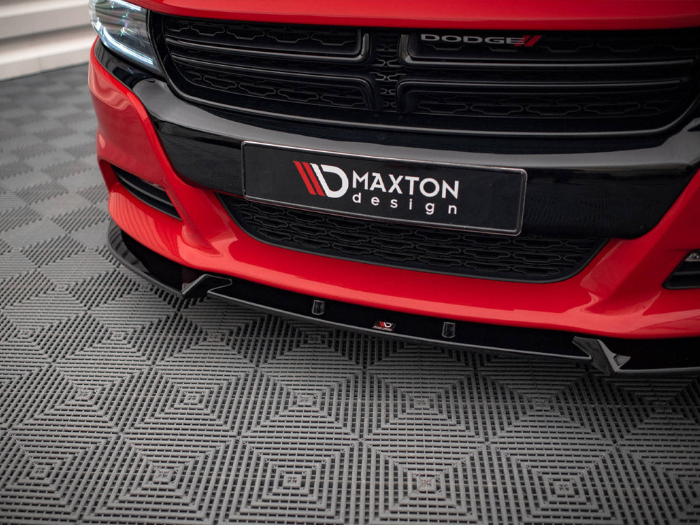 Maxton Design Front Splitter V.1 Dodge Charger RT Mk7 Facelift