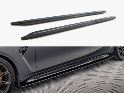 Maxton Design Side Skirts Diffusers V.1 BMW M3 Sedan / Touring G80 / G81