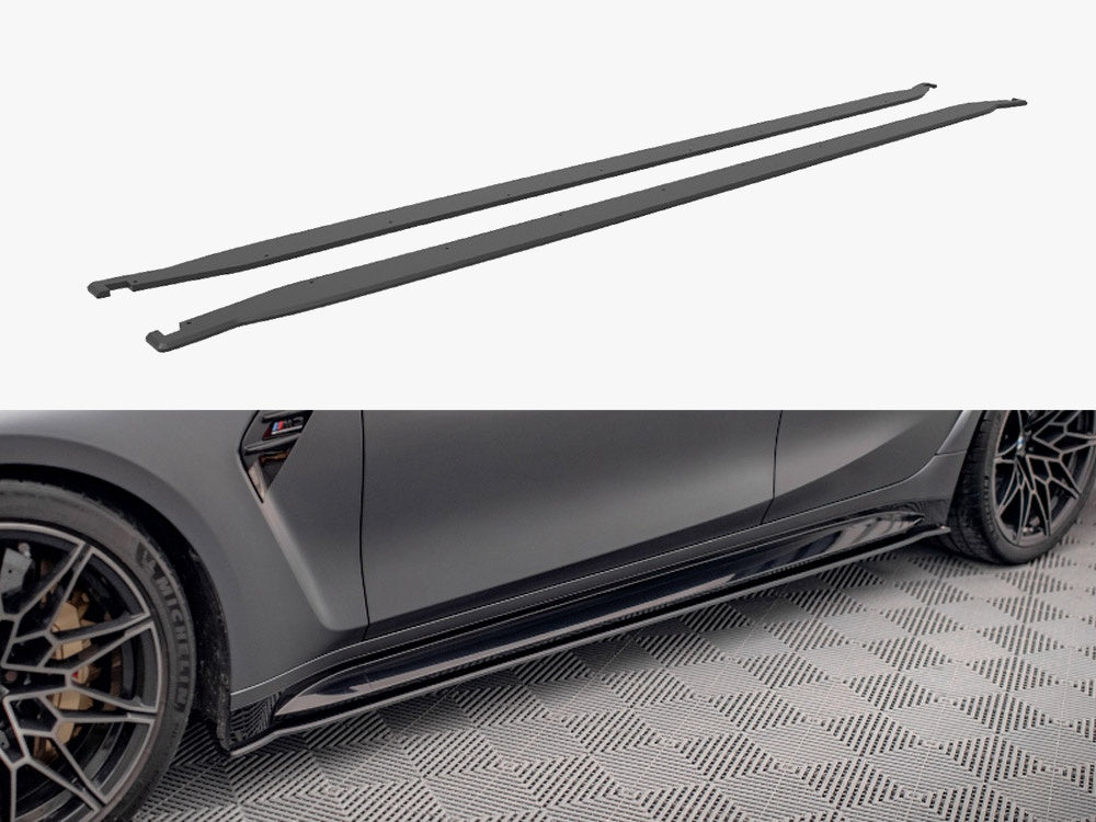 Maxton Design Street PRO Side Skirts Diffusers BMW M3 Sedan / Touring G80 / G81