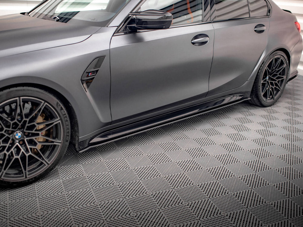 Maxton Design Street PRO Side Skirts Diffusers BMW M3 Sedan / Touring G80 / G81
