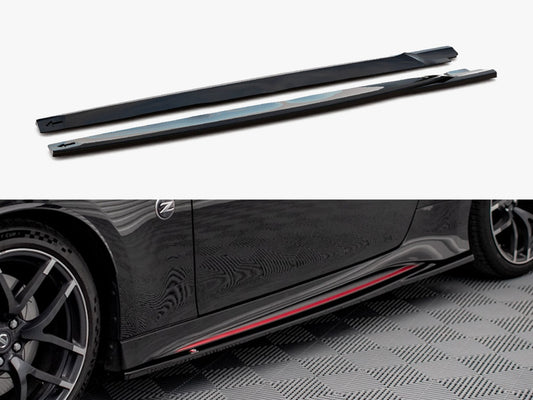 Maxton Design Side Skirts Diffusers V.2 Nissan 370Z Nismo Facelift (2014-2020)