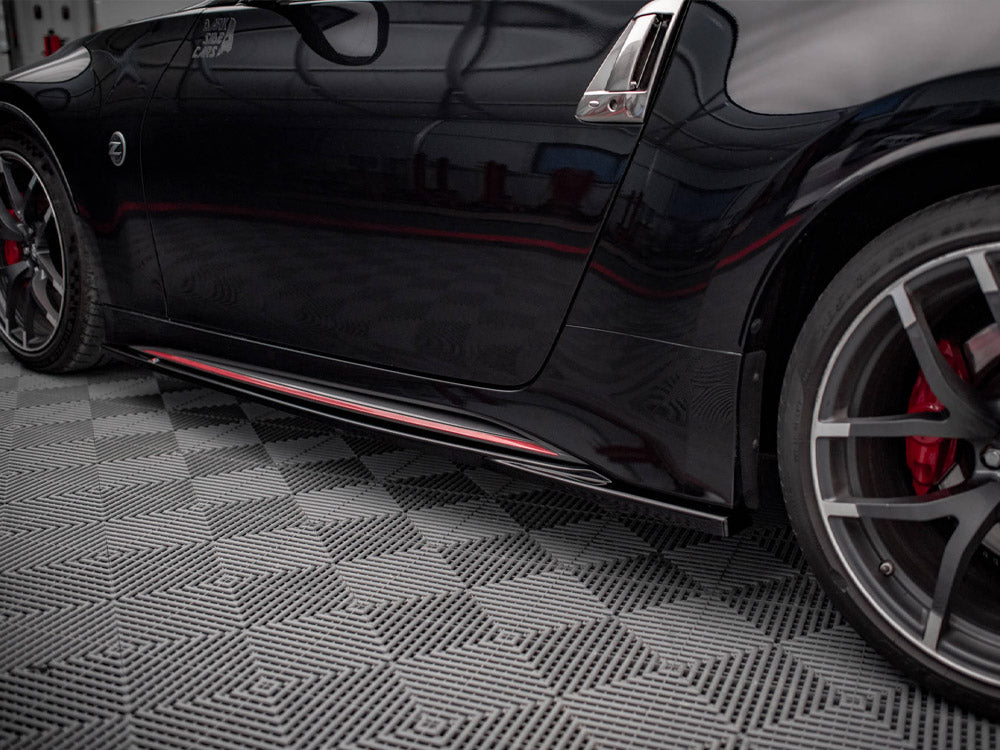 Maxton Design Side Skirts Diffusers V.2 Nissan 370Z Nismo Facelift (2014-2020)