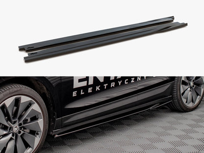 Maxton Design Side Skirts Diffusers Skoda Enyaq IV (2020-)