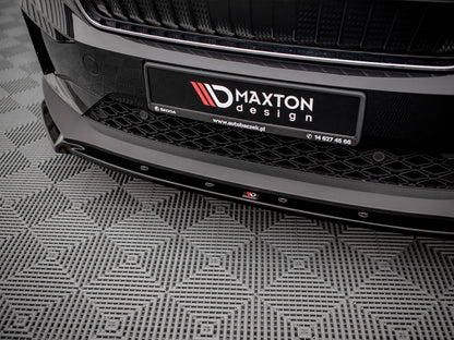 Maxton Design Front Splitter V.2 Skoda Enyaq IV (2020-)