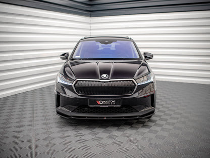 Maxton Design Front Splitter V.3 Skoda Enyaq IV (2020-)