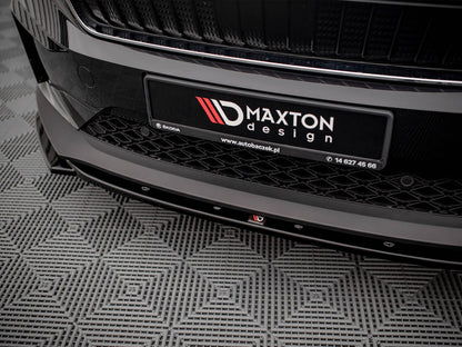 Maxton Design Front Splitter V.3 Skoda Enyaq IV (2020-)