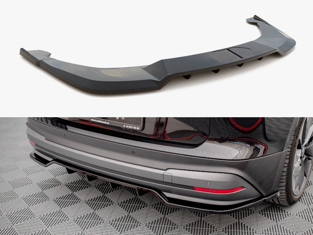 Maxton Design Rear Splitter (Vertical Bars) Skoda Enyaq IV