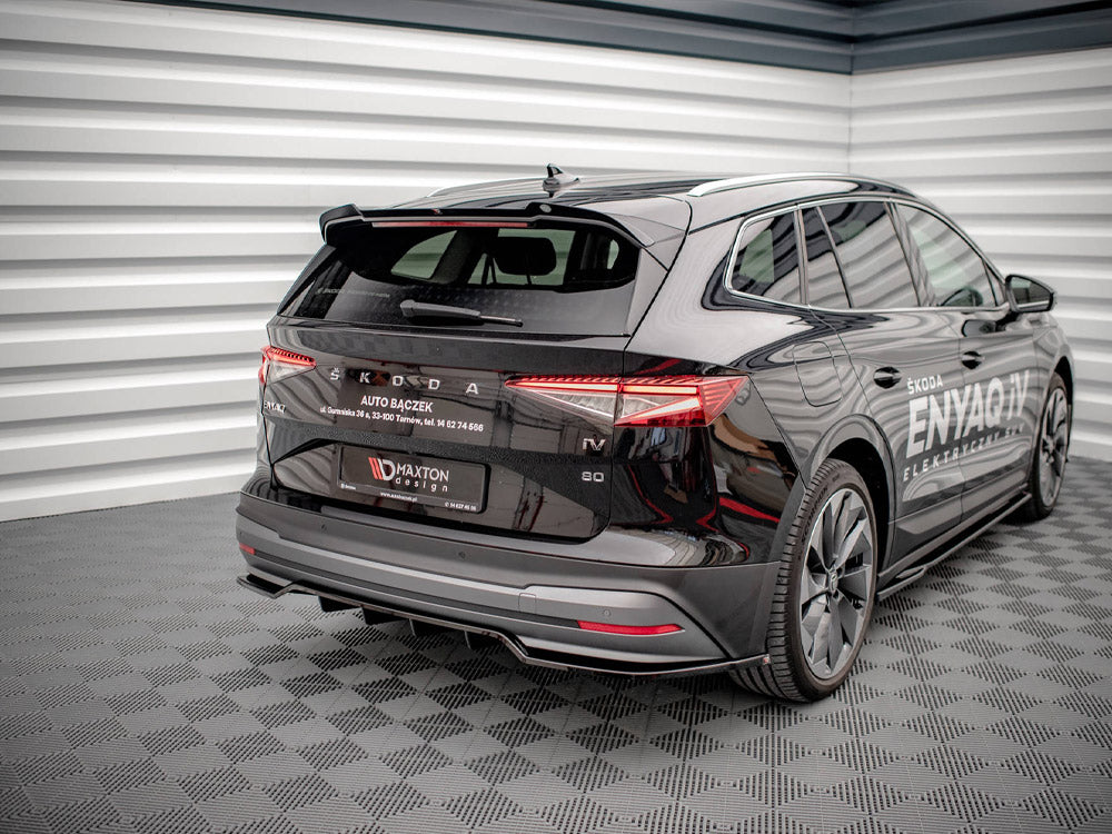 Maxton Design Rear Splitter (Vertical Bars) Skoda Enyaq IV