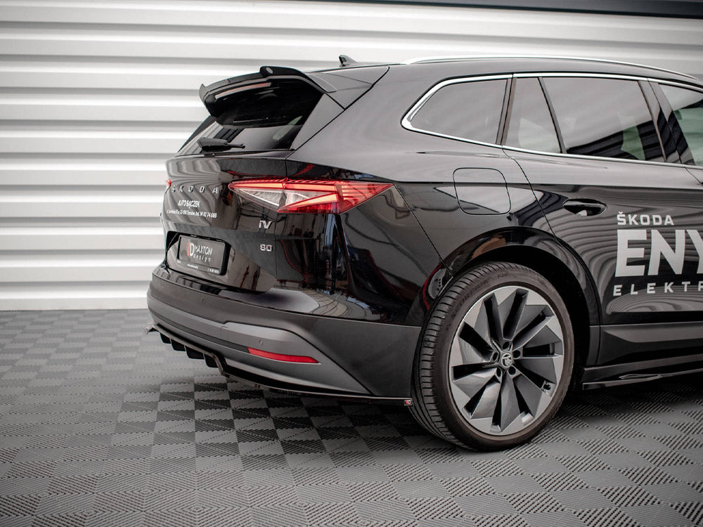 Maxton Design Rear Splitter (Vertical Bars) Skoda Enyaq IV