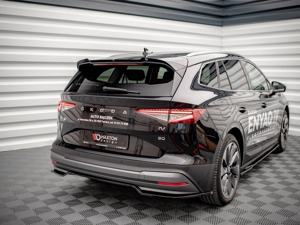 Maxton Design Rear Splitter (Vertical Bars) Skoda Enyaq IV