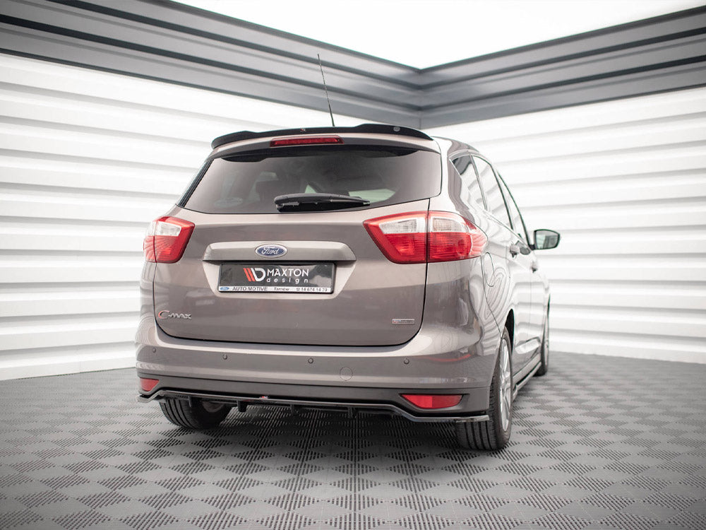 Maxton Design Central Rear Splitter (Vertical Bars) Ford C-Max Mk2
