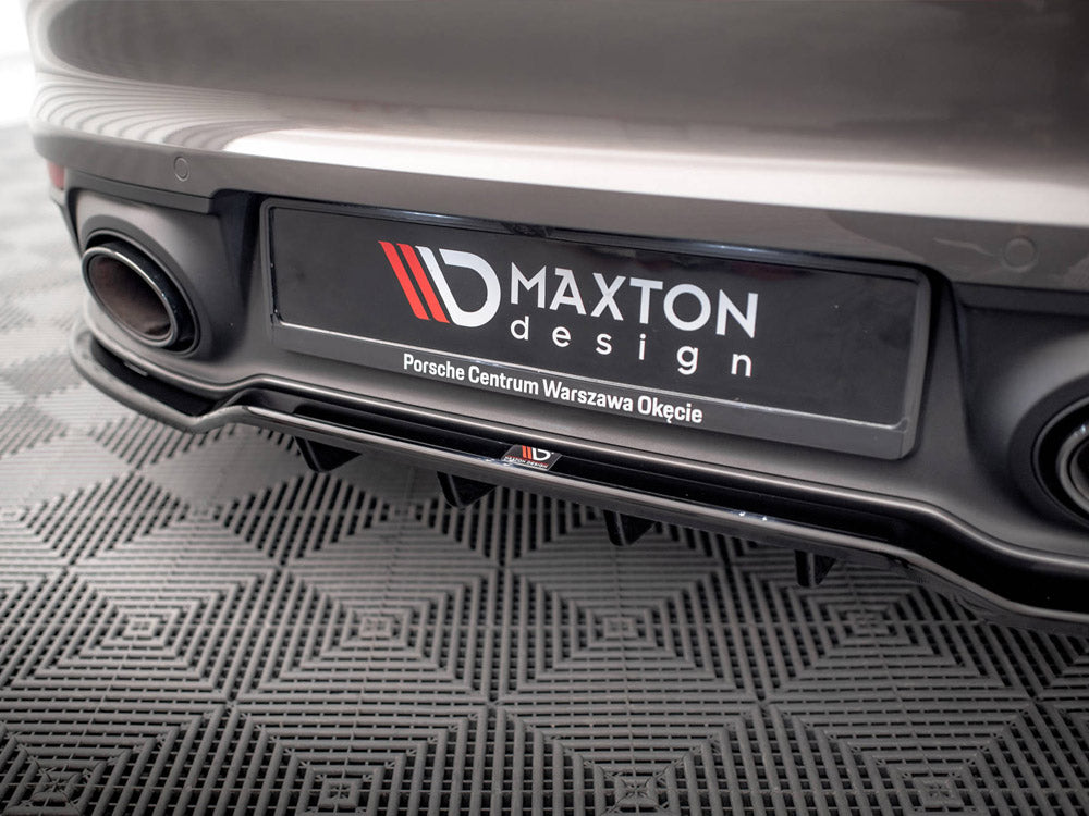Maxton Design Rear Splitter (Vertical Bars) Porsche 911 Carrera 4S 992