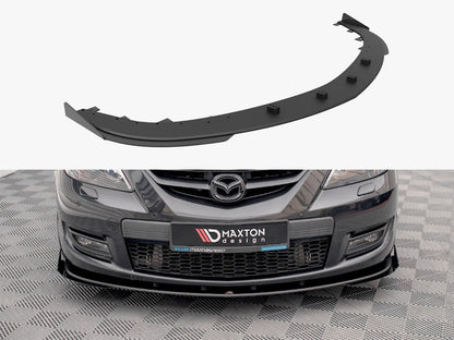 Maxton Design Street PRO Front Splitter V.1 + Flaps Mazda 3 MPS Mk1