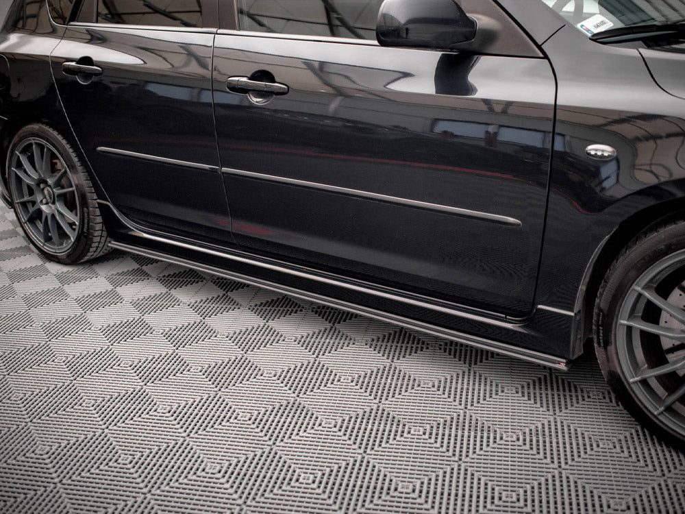 Maxton Design Street PRO Side Skirts Diffusers Mazda 3 MPS Mk1