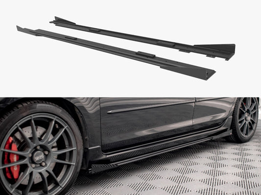 Maxton Design Street PRO Side Skirts Diffusers + Flaps Mazda 3 MPS Mk1