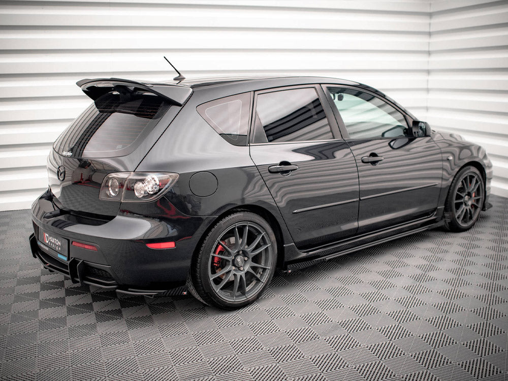 Maxton Design Street PRO Side Skirts Diffusers + Flaps Mazda 3 MPS Mk1