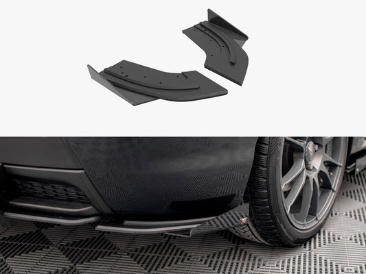 Maxton Design Street PRO Rear Side Splitters + Flaps Mazda 3 MPS Mk1 US-Spec Version