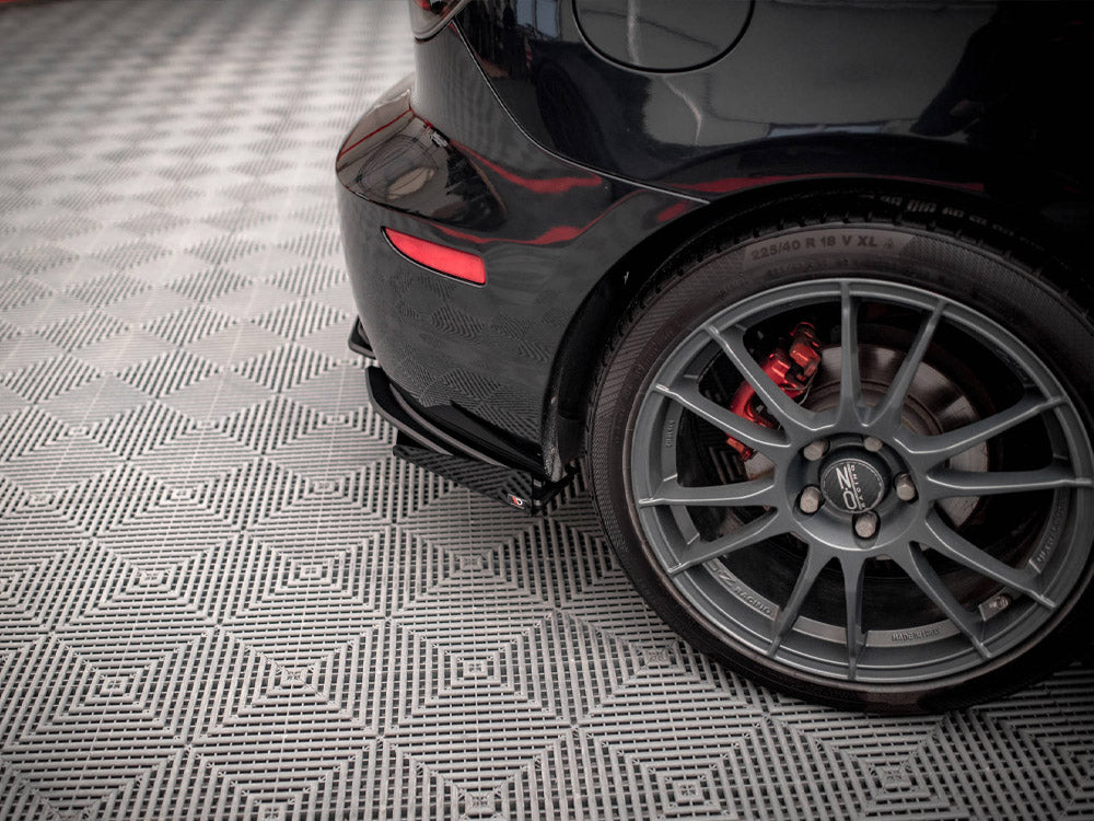 Maxton Design Street PRO Rear Side Splitters + Flaps Mazda 3 MPS Mk1 US-Spec Version