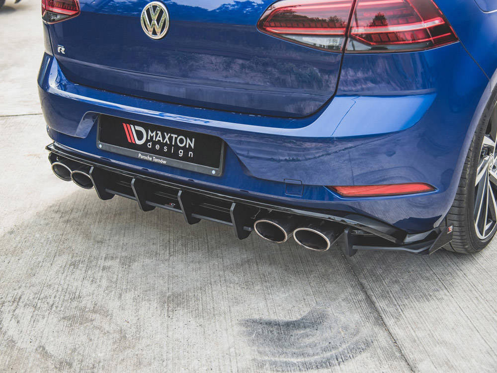 Maxton Design Street PRO Rear Diffuser Volkswagen Golf R Mk7 Facelift