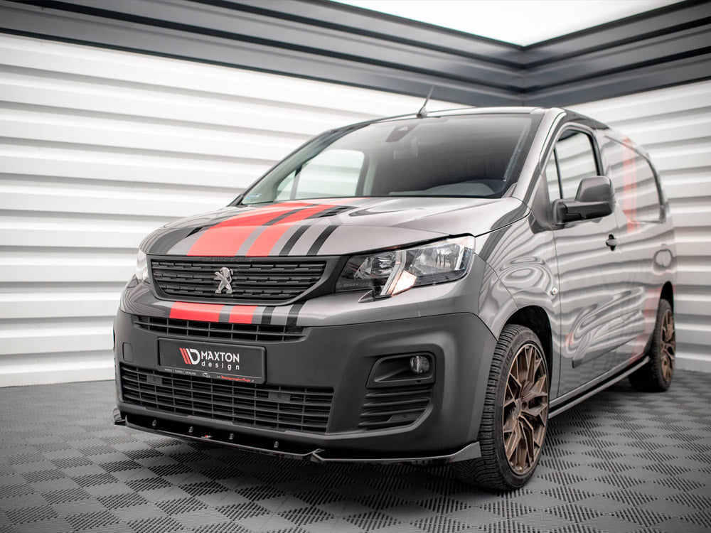 Maxton Design Front Splitter Peugeot Partner MK3 (2018-)
