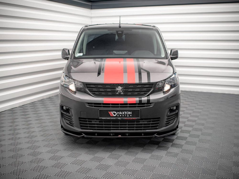 Maxton Design Front Splitter Peugeot Partner MK3 (2018-)