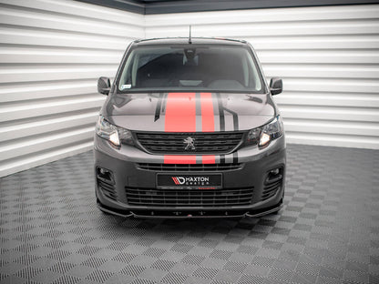 Maxton Design Front Splitter Peugeot Partner MK3 (2018-)