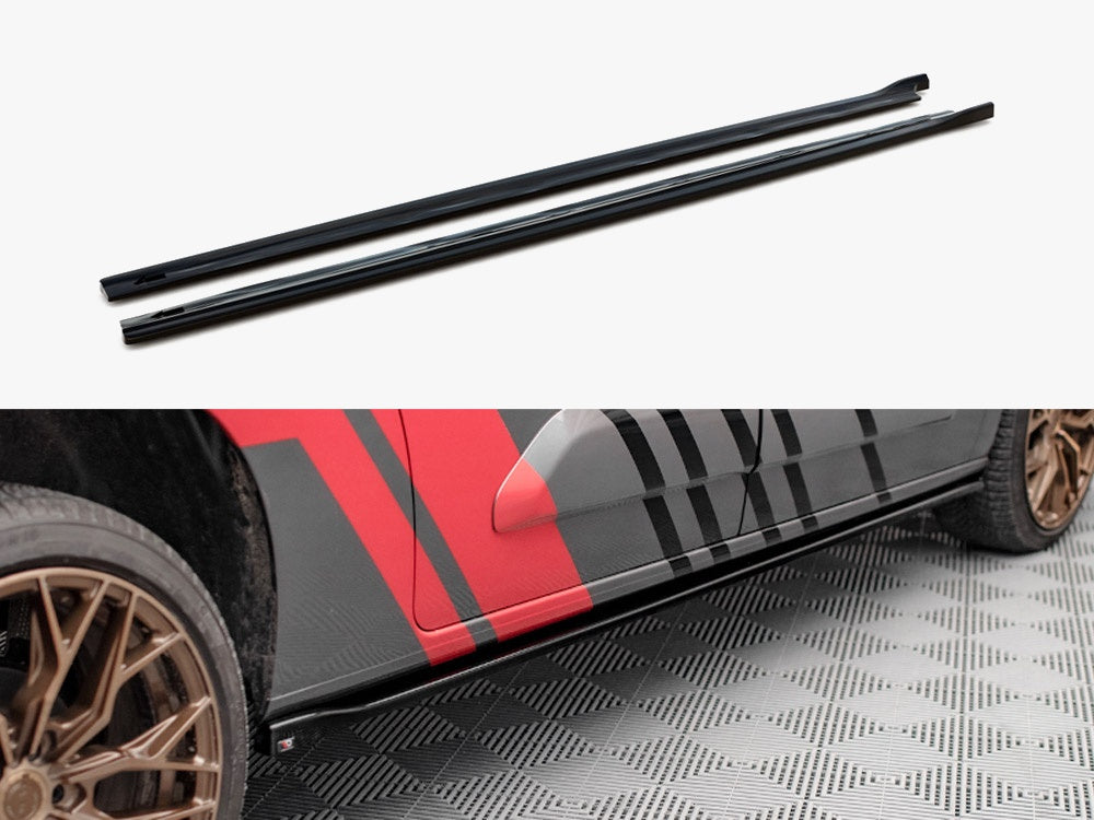Maxton Design Side Skirts Diffusers Peugeot Partner Maxi Mk3