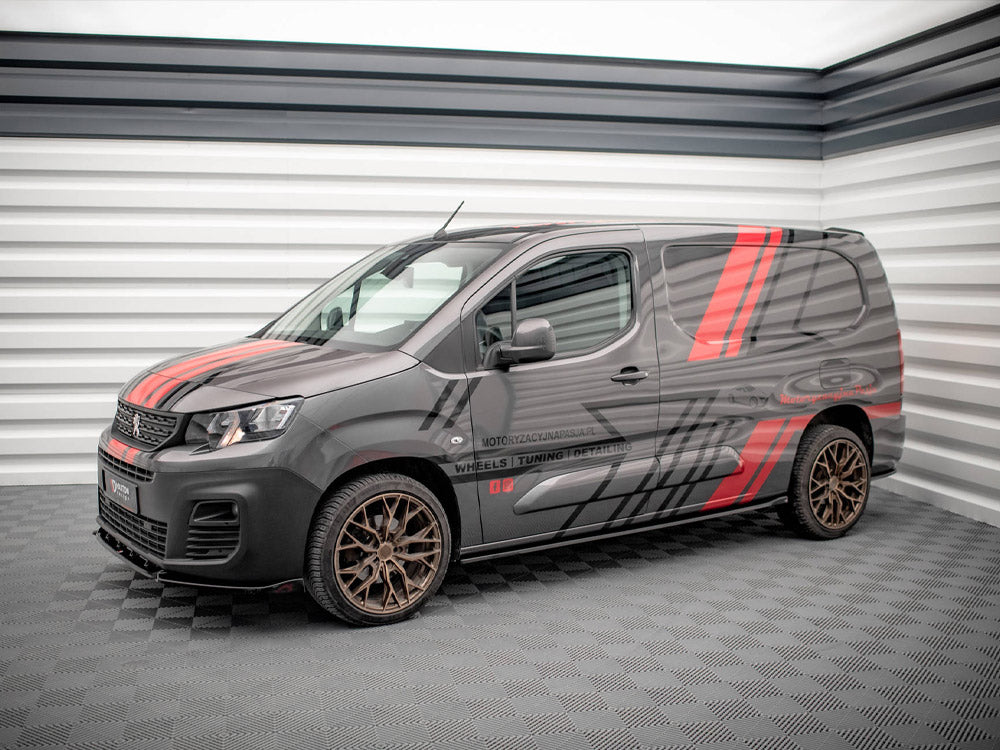 Maxton Design Side Skirts Diffusers Peugeot Partner Maxi Mk3