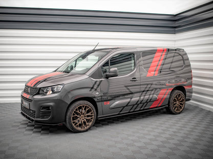 Maxton Design Side Skirts Diffusers Peugeot Partner Maxi Mk3
