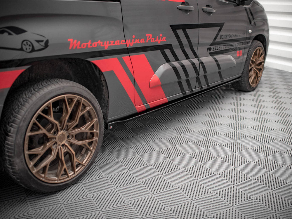 Maxton Design Side Skirts Diffusers Peugeot Partner Maxi Mk3