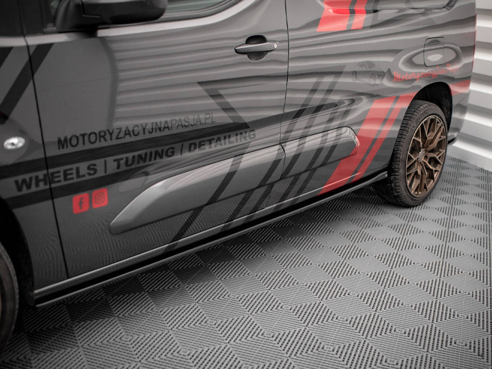 Maxton Design Side Skirts Diffusers Peugeot Partner Maxi Mk3