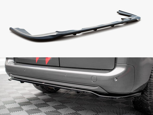 Maxton Design Rear Splitter (Vertical Bars) Peugeot Partner Long Mk3