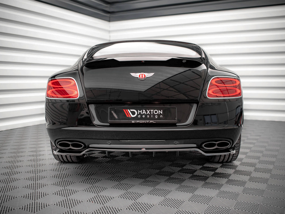 Maxton Design Central Rear Splitter (Vertical Bars) Bentley Continental GT V8 S Mk2