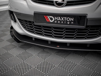 Maxton Design Street PRO Front Splitter V.1 + Flaps Opel Astra GTC OPC-Line J