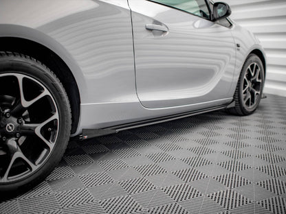 Maxton Design Street PRO Side Skirts Diffusers + Flaps Opel Astra GTC OPC-Line J