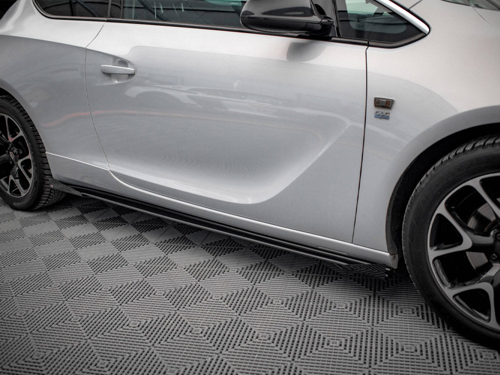 Maxton Design Street PRO Side Skirts Diffusers + Flaps Opel Astra GTC OPC-Line J