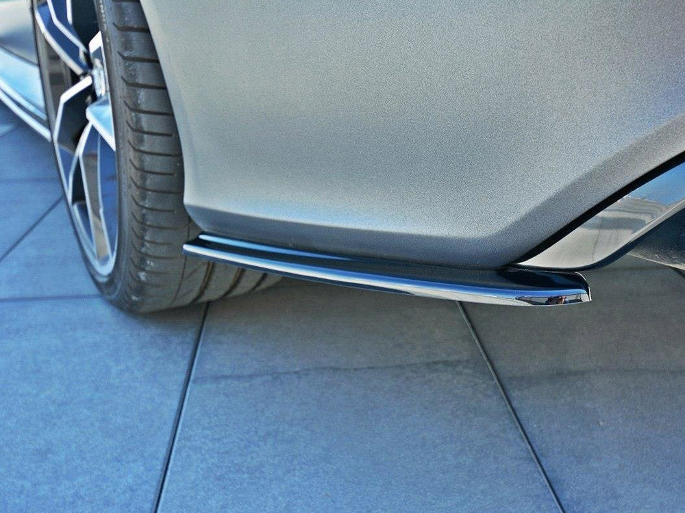 Maxton Design Rear Side Splitters V.1 Audi RS7 C7 - Textured