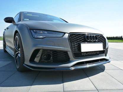Maxton Design Front Splitter V.2 Audi RS7 C7