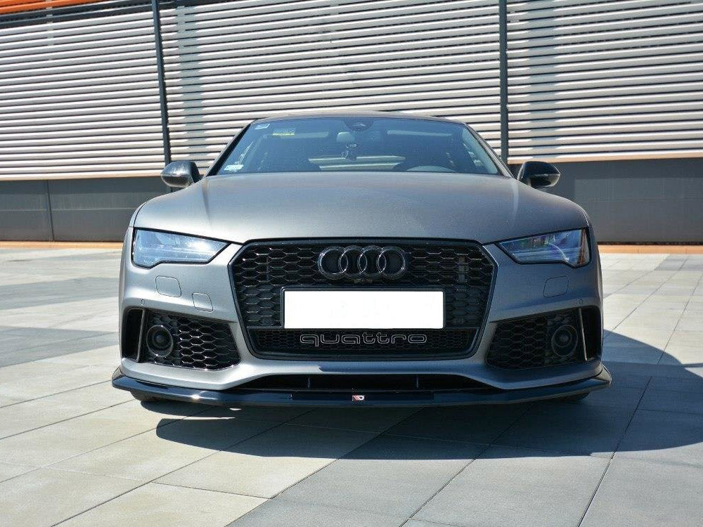Maxton Design Front Splitter V.2 Audi RS7 C7
