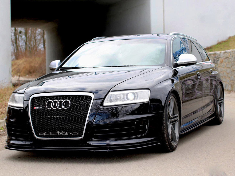 Maxton Design Side Skirts Diffusers Audi RS6 C6 - Carbon Look